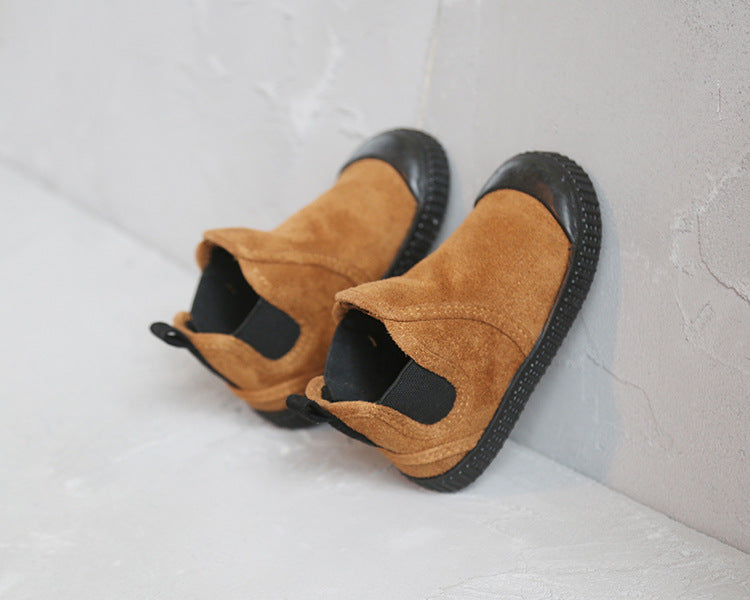 Winter Children Warm High-top Velvet Cotton Shoes