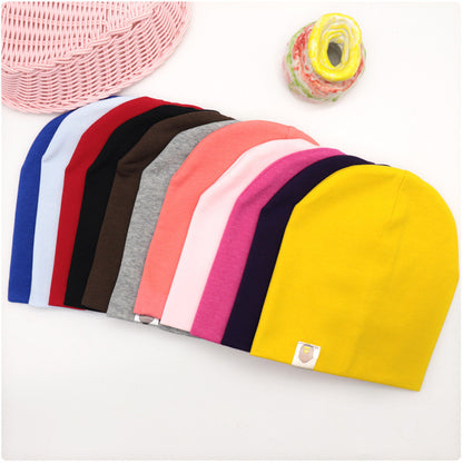 Cotton Knitted Thick Baby Hats Spring And Autumn Baby Hats