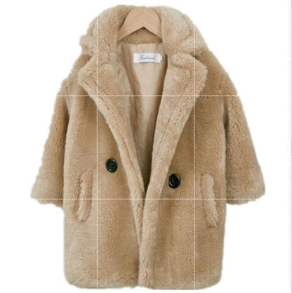 Kids Fur Coat In Autumn And Winter Coat